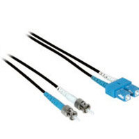 Cablestogo 3m SC/ST Duplex 9/125 Single-Mode Fiber Patch Cable (33302)